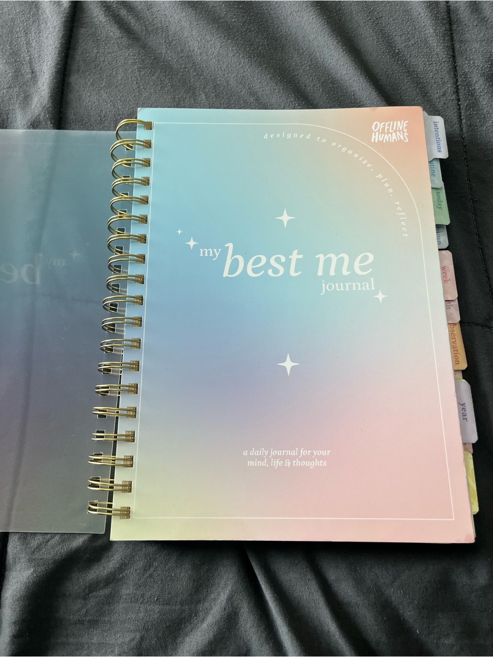 My Best Me Journal - Pastel Gradient Spiral Notebook